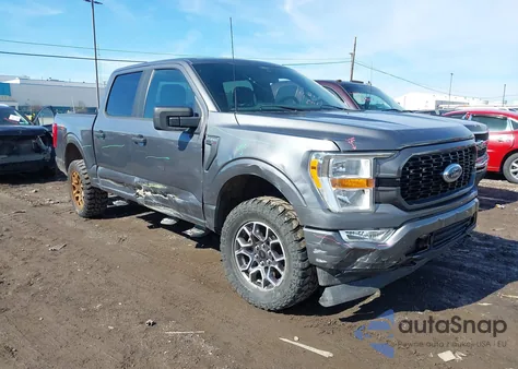 2021 Ford F-150 Xl z USA, uszkodzony, nr VIN 1FTEW1EB3MFB38204
